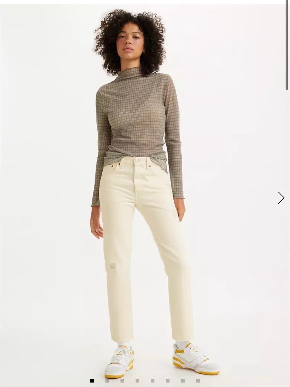 Levi’s Women’s 501 Original Cropped High-Rise Jeans – Size 25 x 26